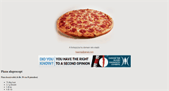 Desktop Screenshot of fortepizza.hu